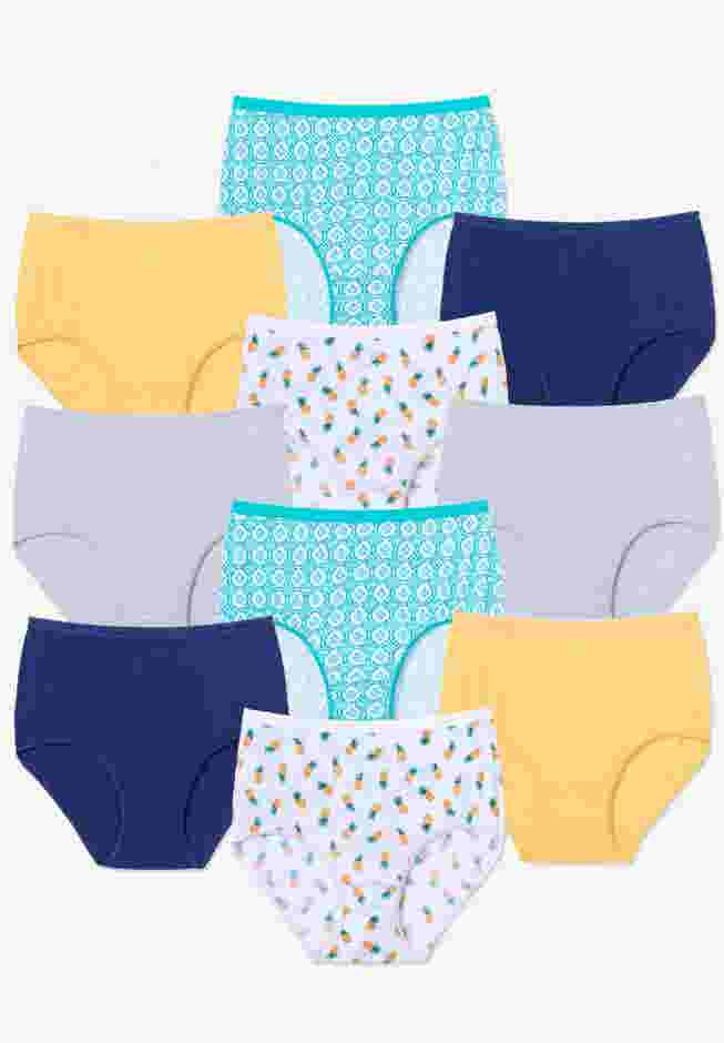 Full Coverage Cotton Brief 10-Pack image number 0