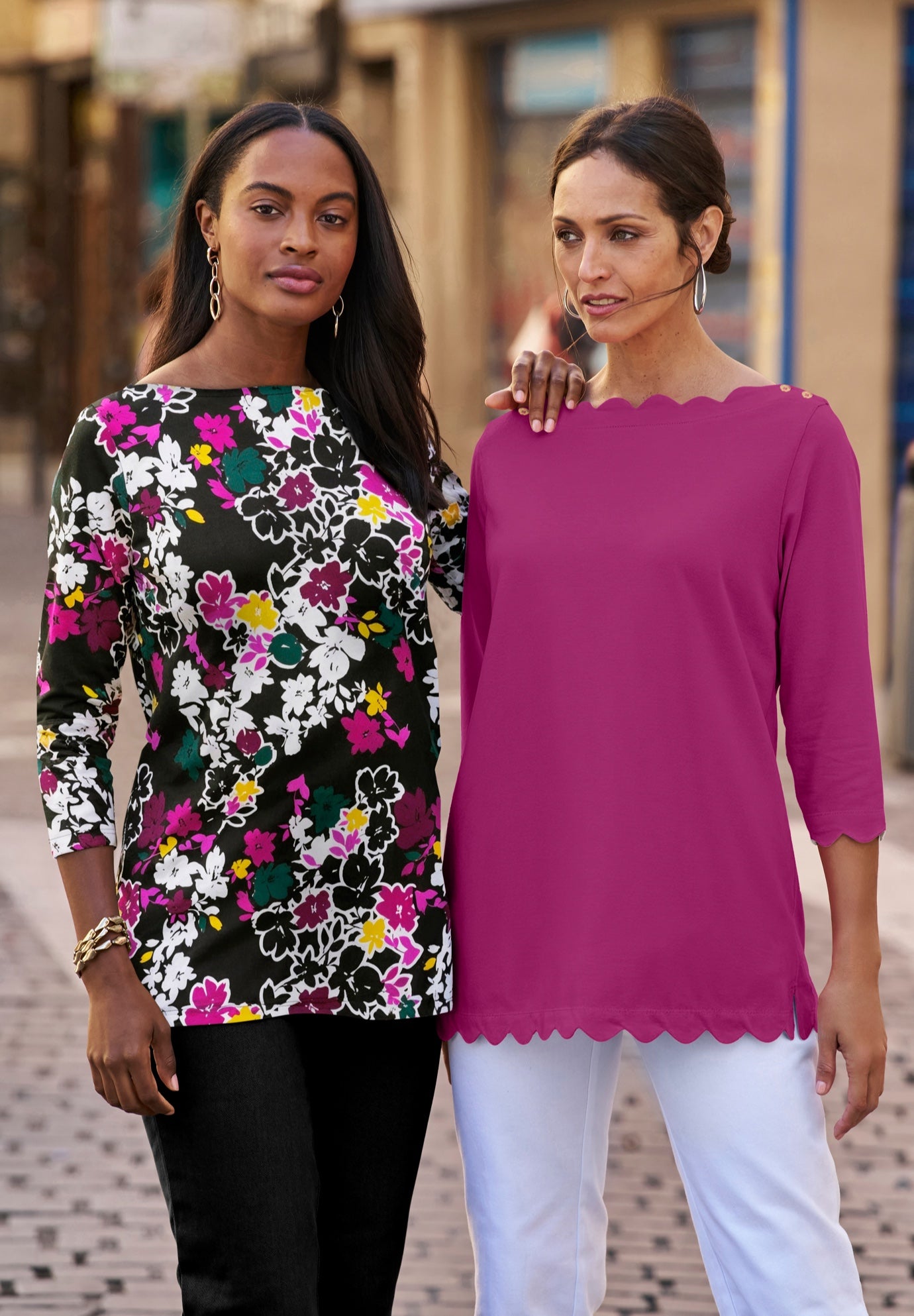 Scallop Boatneck Tunic image number 1