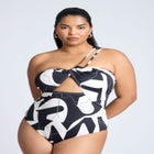 String One Shoulder With Front Cut-Out image number null