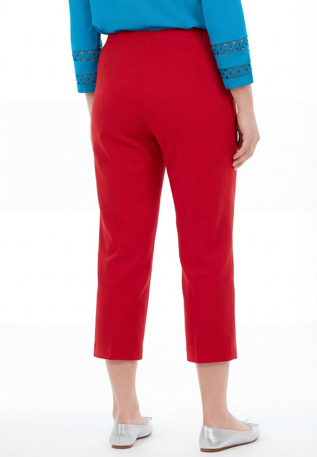 Suprema&reg; Crochet Trim Capri image number 1