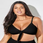 Mentor Tie Front Bikini Top image number null