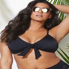 Mentor Tie Front Bikini Top image number null