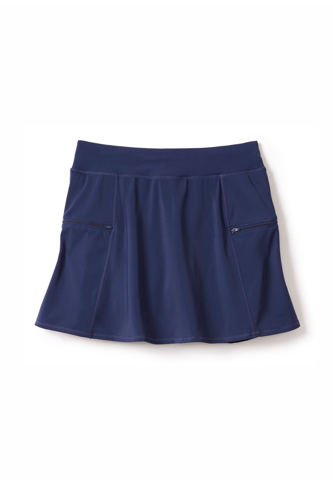 Zip-Pocket Swim Skort image number 1