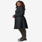 Pleated Trench Coat image number null