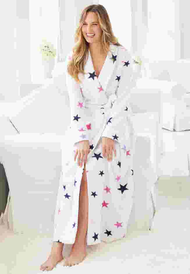 Plush Wrap Robe image number 8