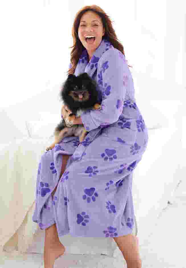Plush Wrap Robe image number 4