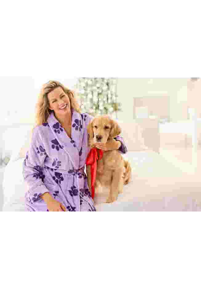 Plush Wrap Robe image number 5