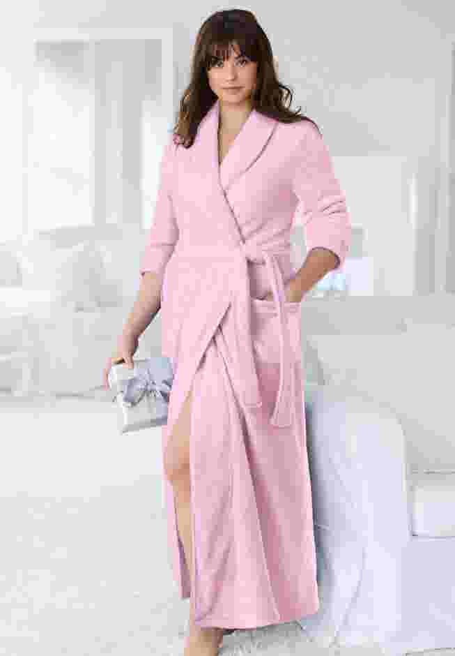 Plush Wrap Robe image number 6