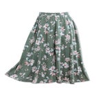 Pull-On Elastic Waist Soft Maxi Skirt image number null