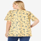 7-Day Layer-Look Elbow-Sleeve Tee image number 1