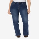 Bootcut Stretch Comfort Denim Five-Pocket Jeans image number null