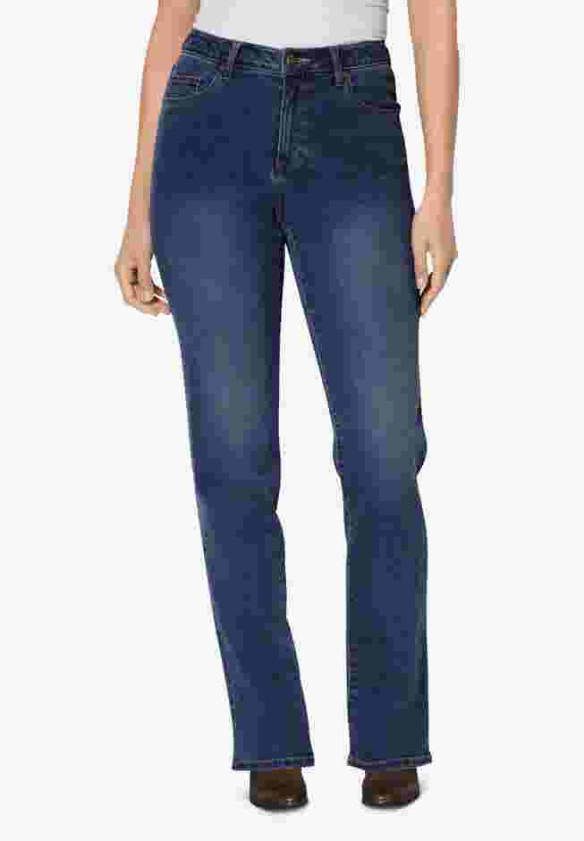 Bootcut Stretch Comfort Denim Five-Pocket Jeans image number 0