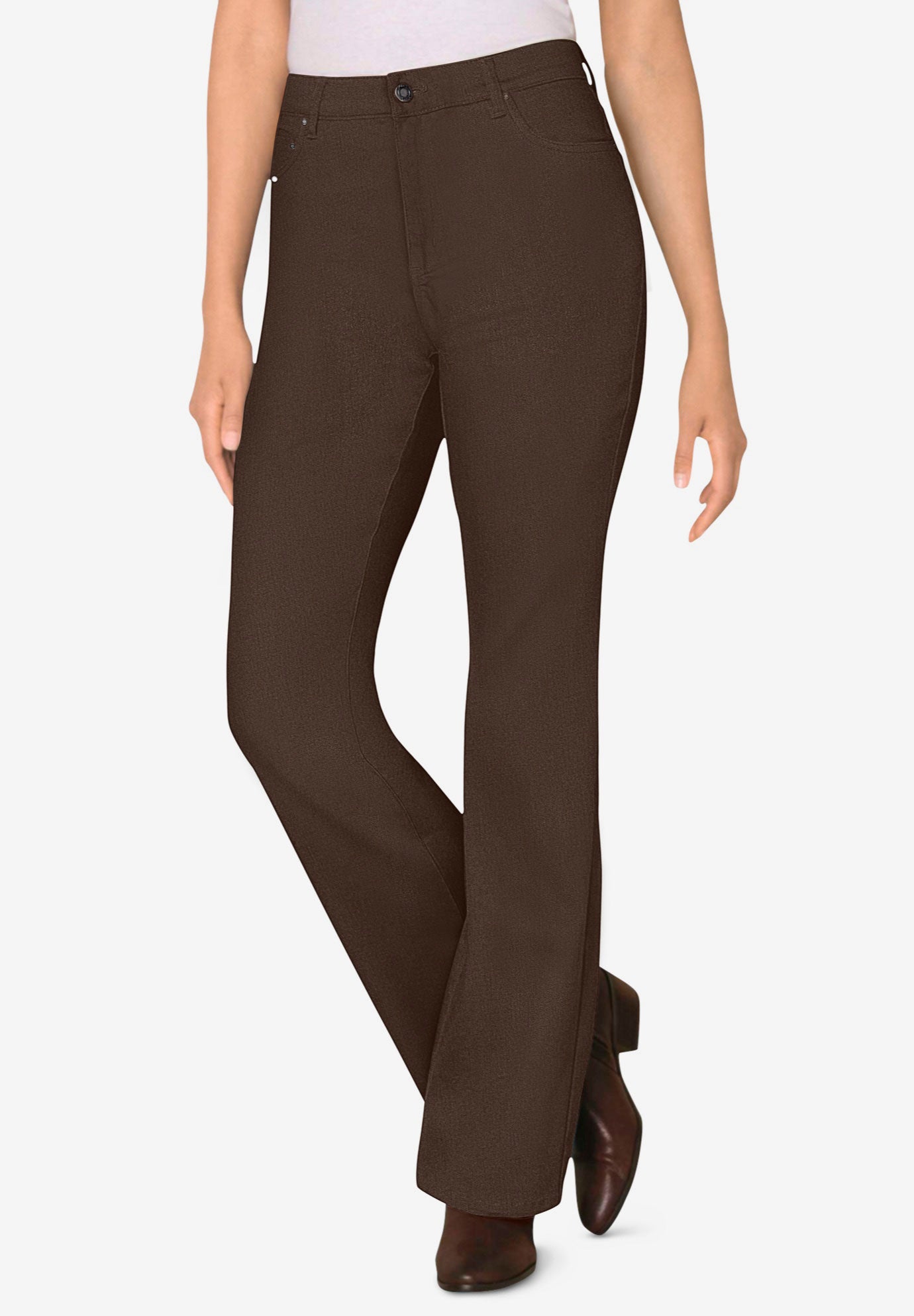 Bootcut Stretch Comfort Denim Five-Pocket Jeans image number 0