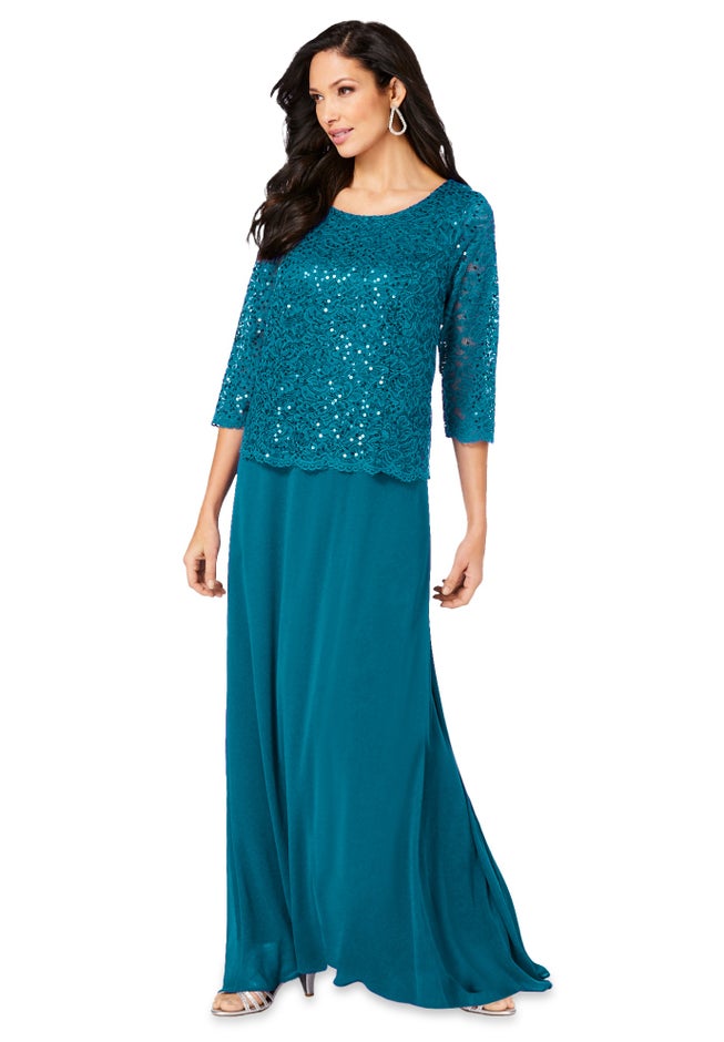 Lace Popover Gown | OneStopPlus