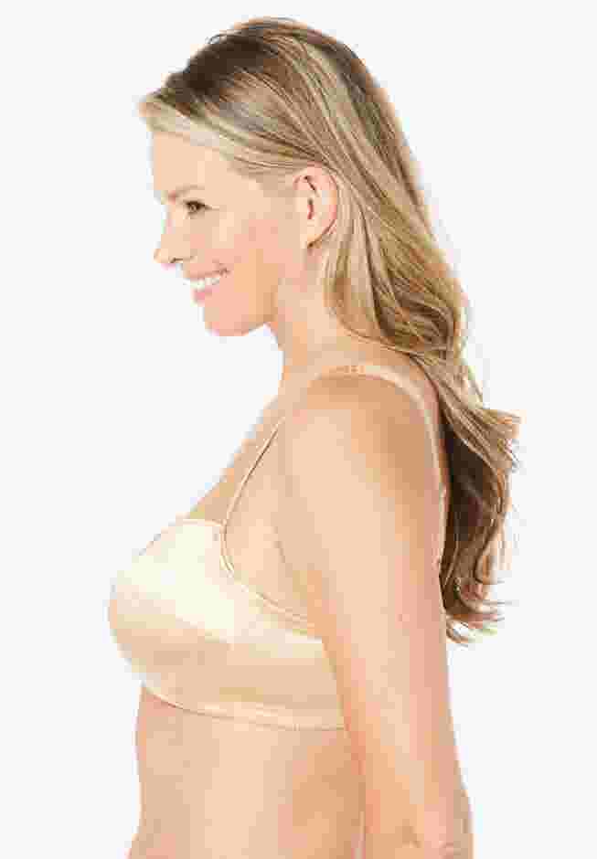 Satin Wireless Comfort Bra image number 2