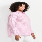 Classic Stripe Boyfriend Shirt image number null