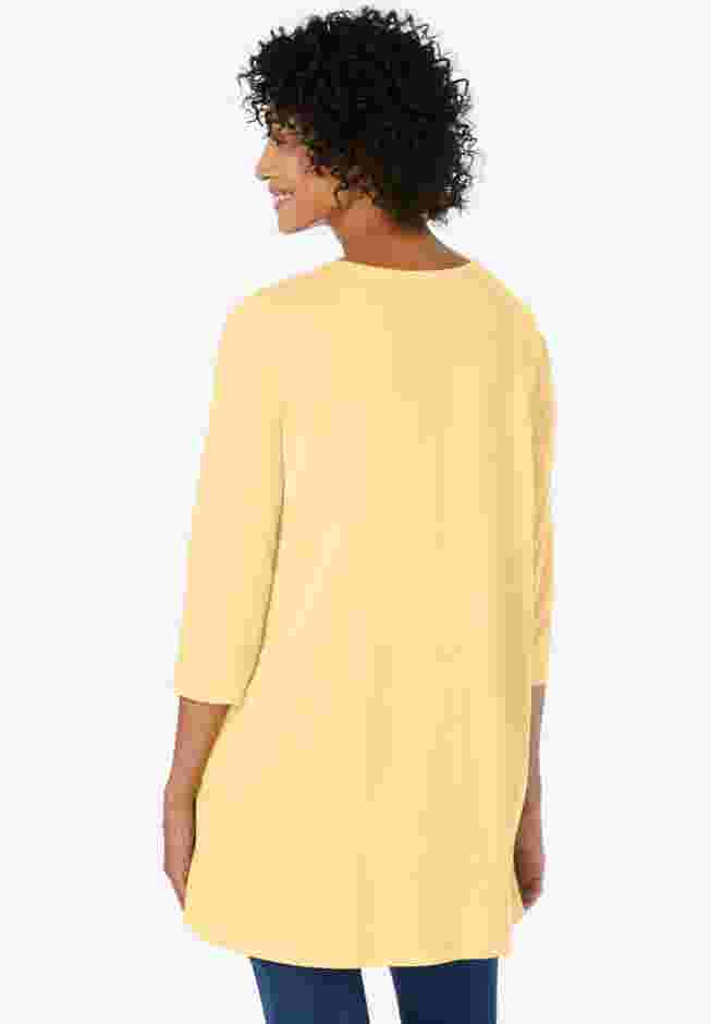 Smocked Henley Trapeze Tunic image number 1