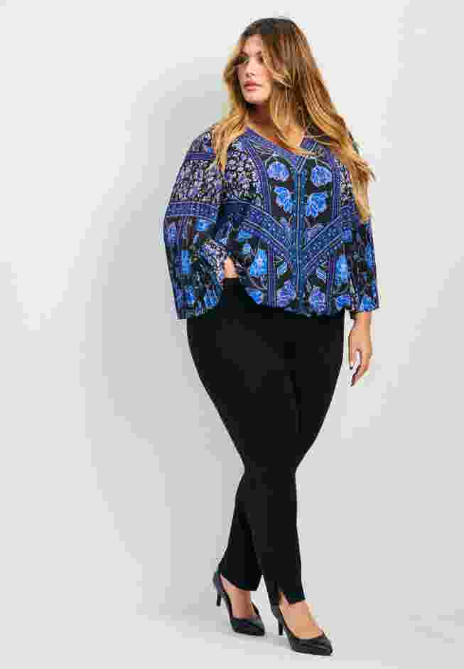 Eva Split Detail Ponte Pant image number 3