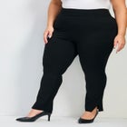 Eva Split Detail Ponte Pant image number null