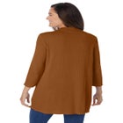 Thermal Button-Front Tunic image number null