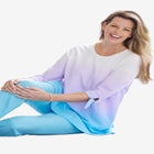 French Terry Tie-Sleeve Sweatshirt image number null