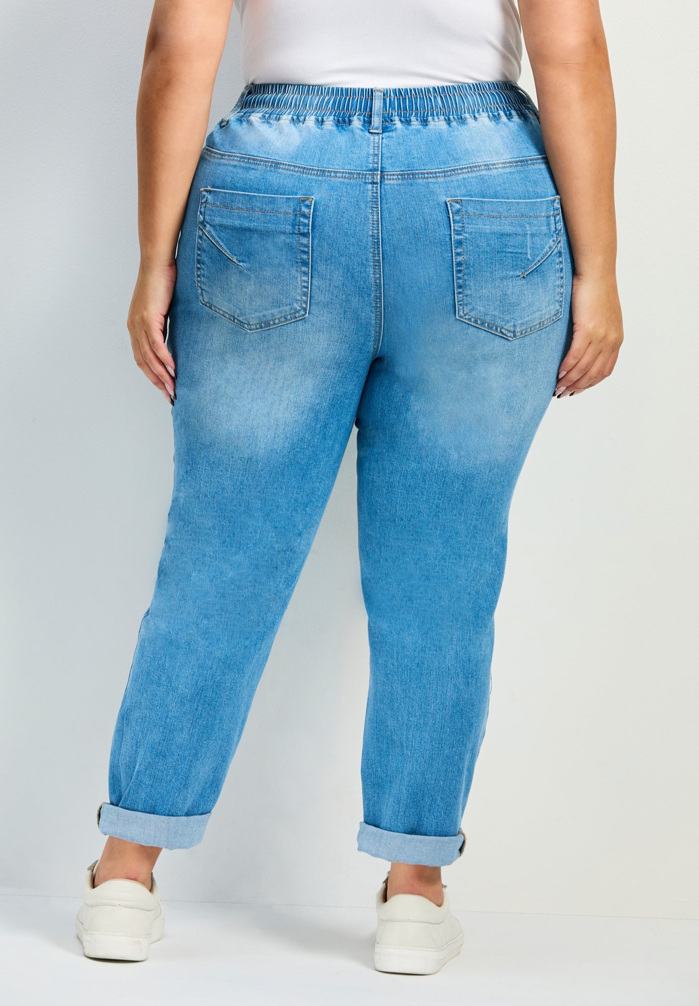 Taliah Denim Jogger image number 1