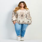 Taliah Denim Jogger image number null