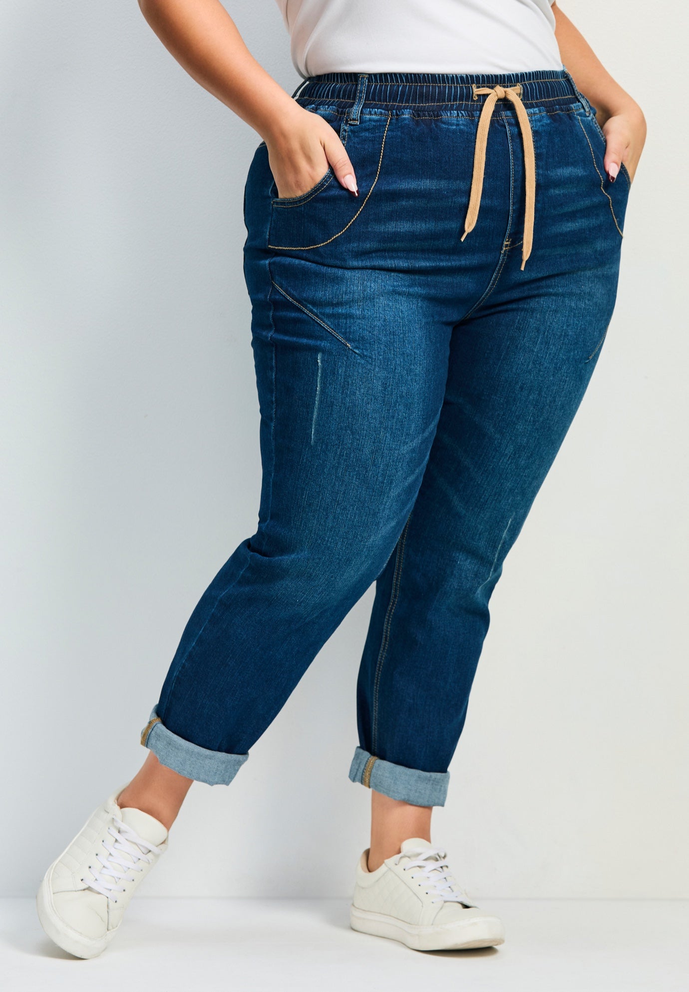 Taliah Denim Jogger image number 0