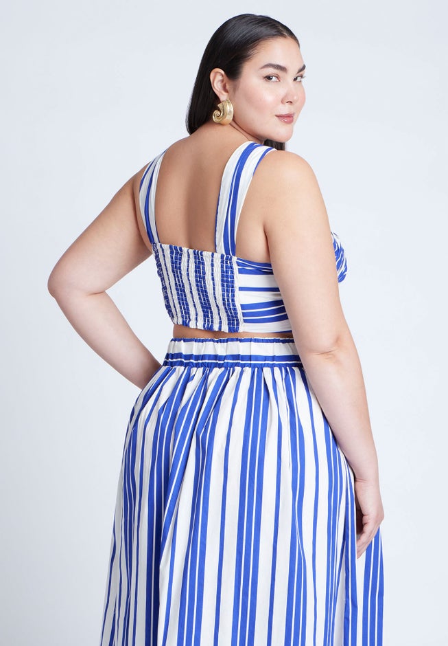 Split Strap Crop Top image number 1