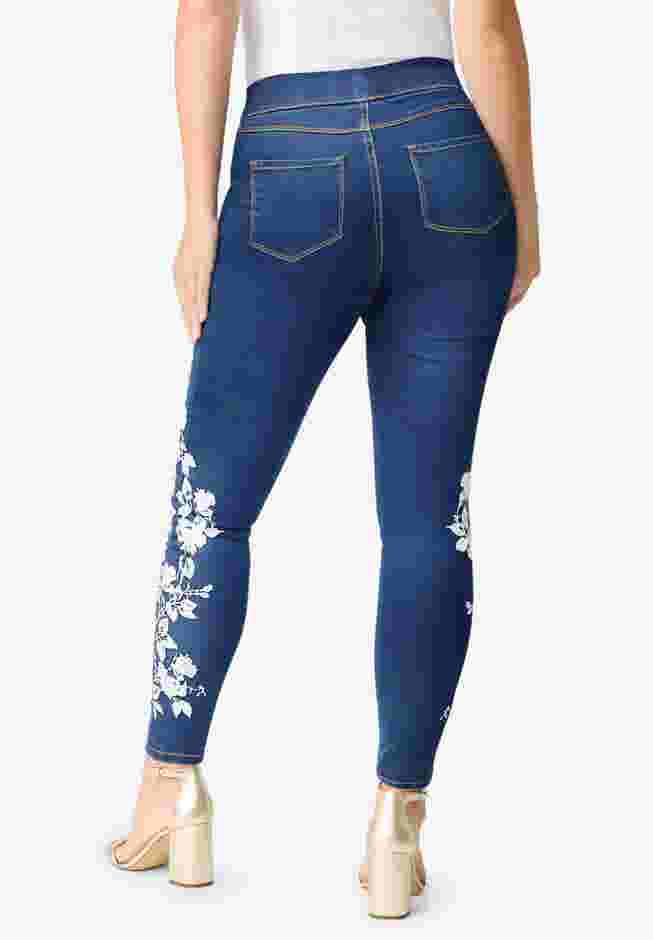 Plus Size 360° Stretch Jegging image number 1