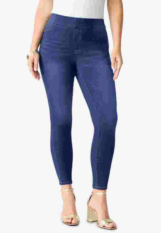 Plus Size 360° Stretch Jegging image number 2