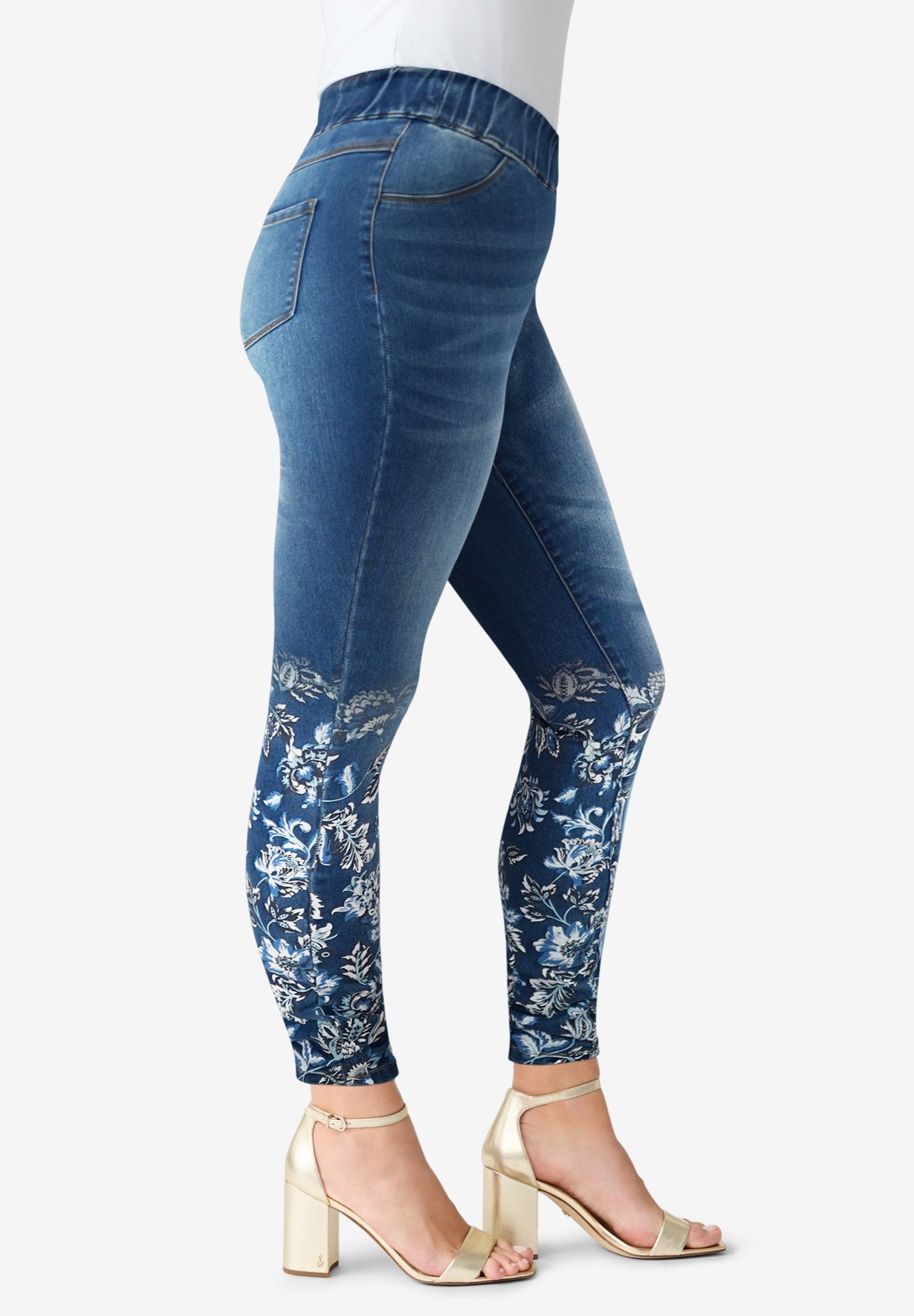 Plus Size 360° Stretch Jegging image number 0