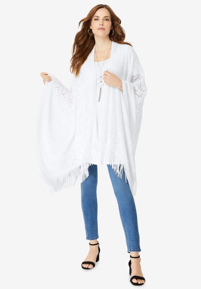 Open Weave Shawl image number 1