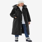 Long Hooded DTM Faux Down Parka Coat image number null