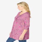V-Neck Pintucked Tunic image number 2