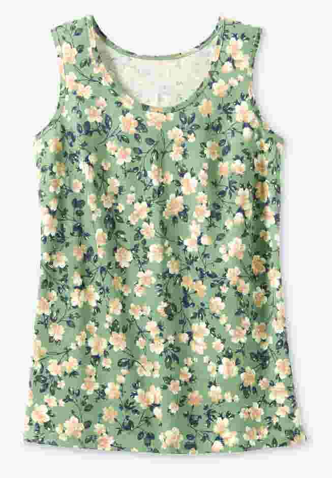 Perfect Printed Scoopneck Tank image number 3