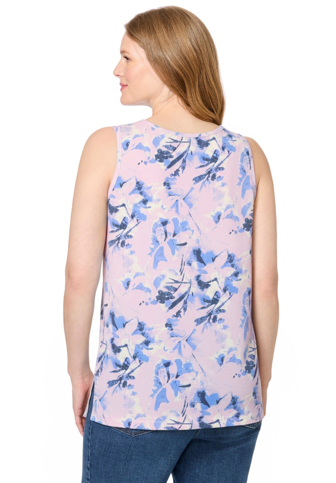 Perfect Printed Scoopneck Tank image number 1