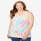 Perfect Printed Scoopneck Tank image number null