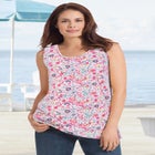 Perfect Printed Scoopneck Tank image number null