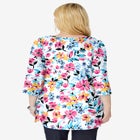 Perfect Printed Three-Quarter-Sleeve V-Neck Tunic image number 1