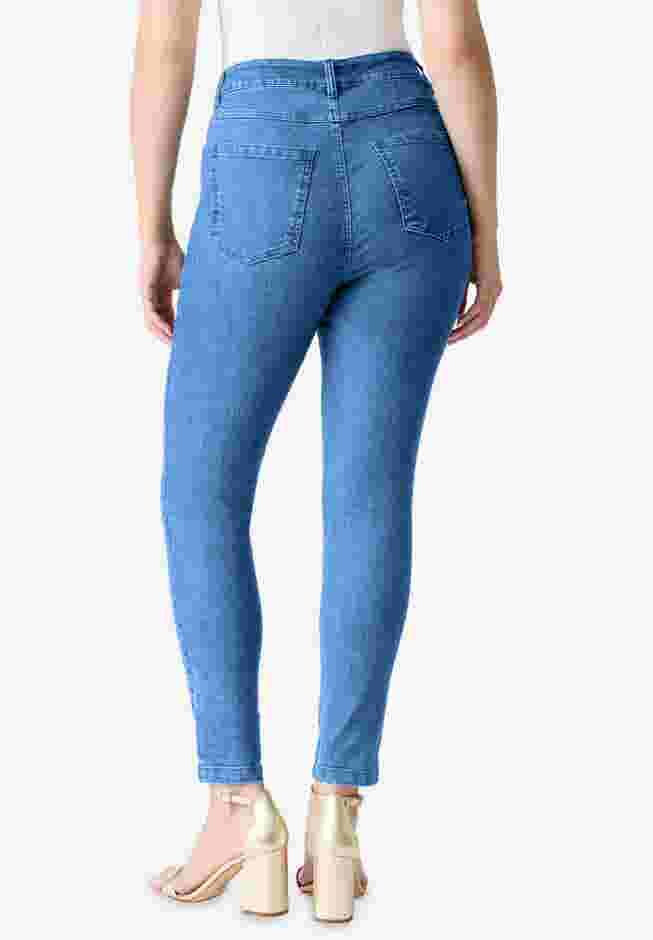Plus Size Classic Stretch Slim Jean image number 1