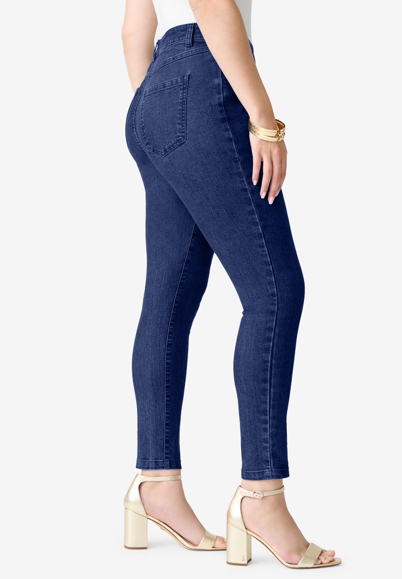 Plus Size Classic Stretch Slim Jean image number 2