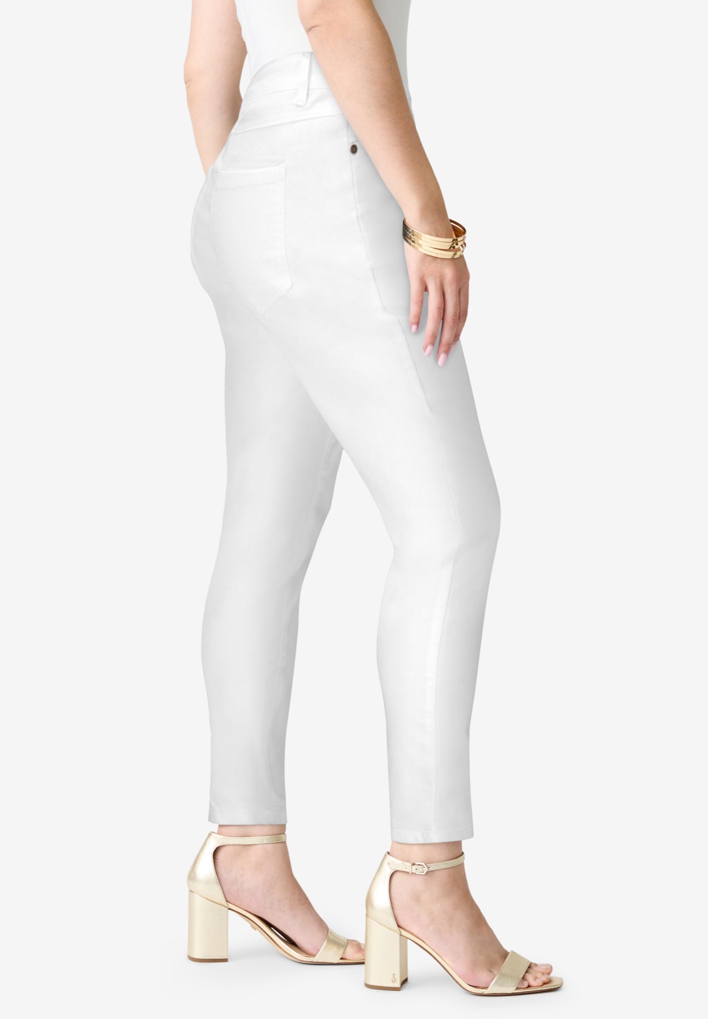 Plus Size Classic Stretch Slim Jean image number 2
