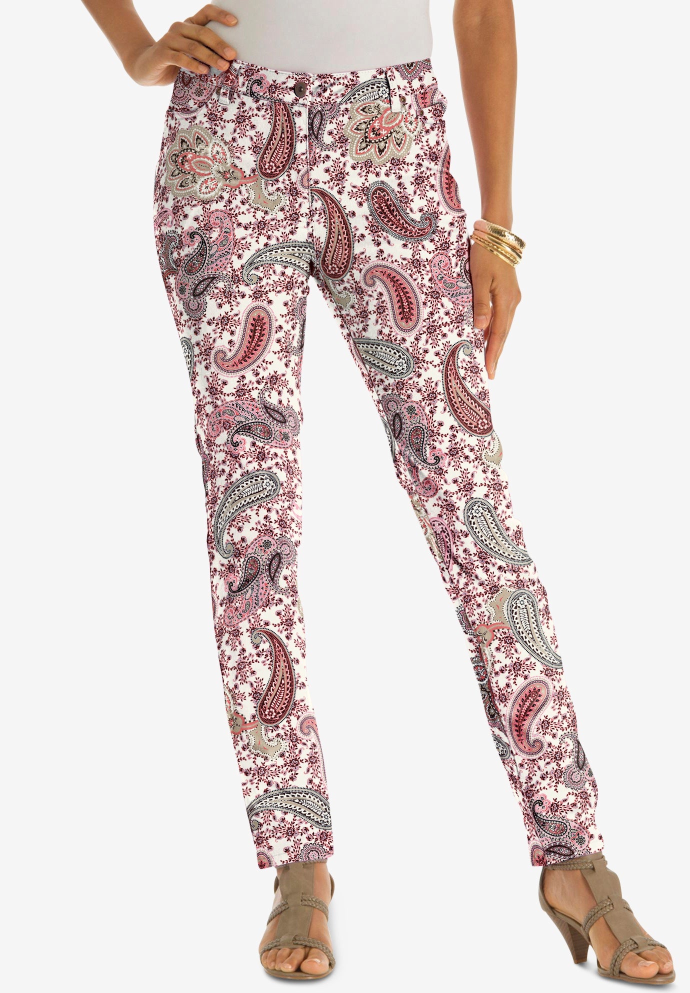 Plus Size Classic Stretch Slim Jean image number 0