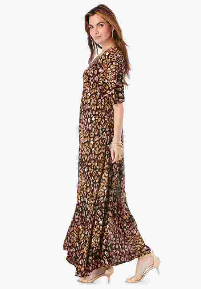 Flutter Sleeve Crinkle Dress image number 2