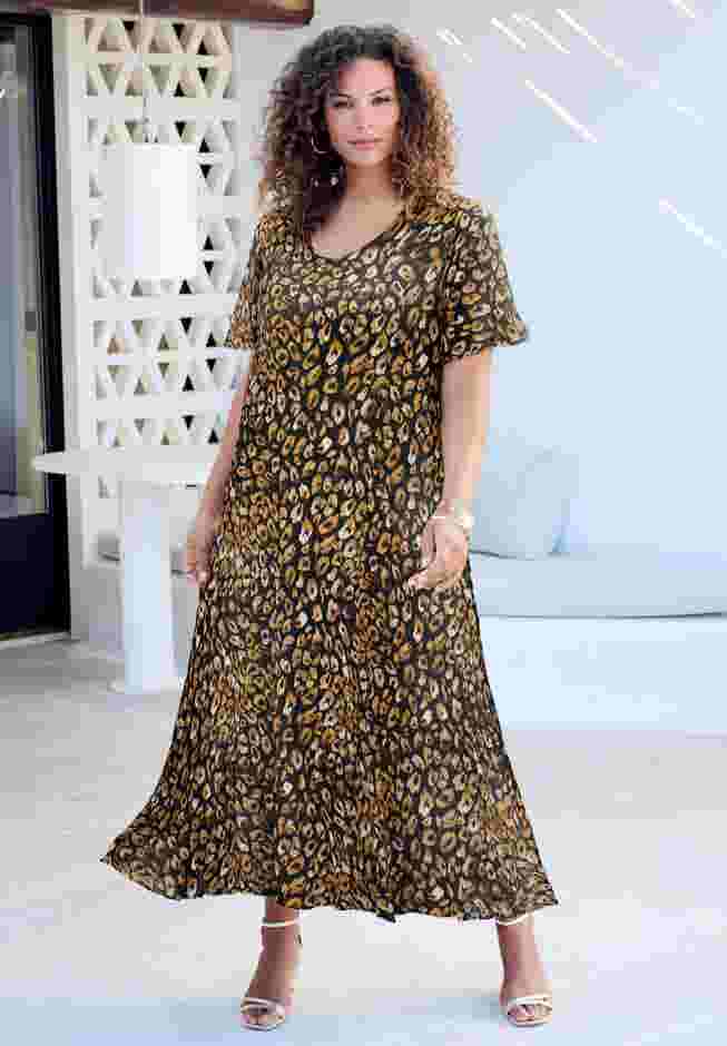 Flutter Sleeve Crinkle Dress image number 0