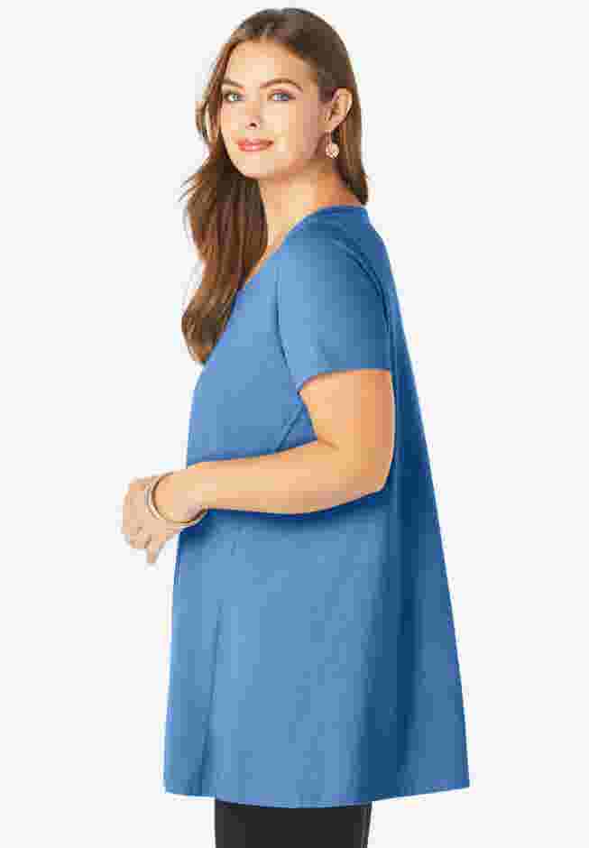 Ultimate Scoopneck Swing Tunic image number 3