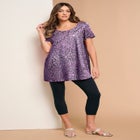 Plus Size Cotton Ultimate Scoopneck Swing Tunic image number null