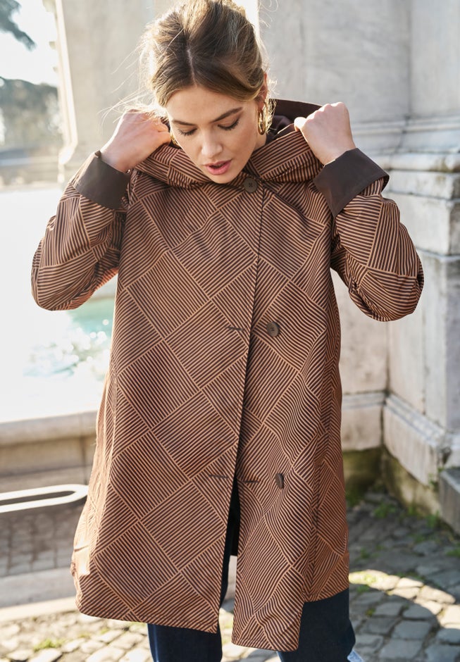 Reversible A-Line Raincoat image number 2