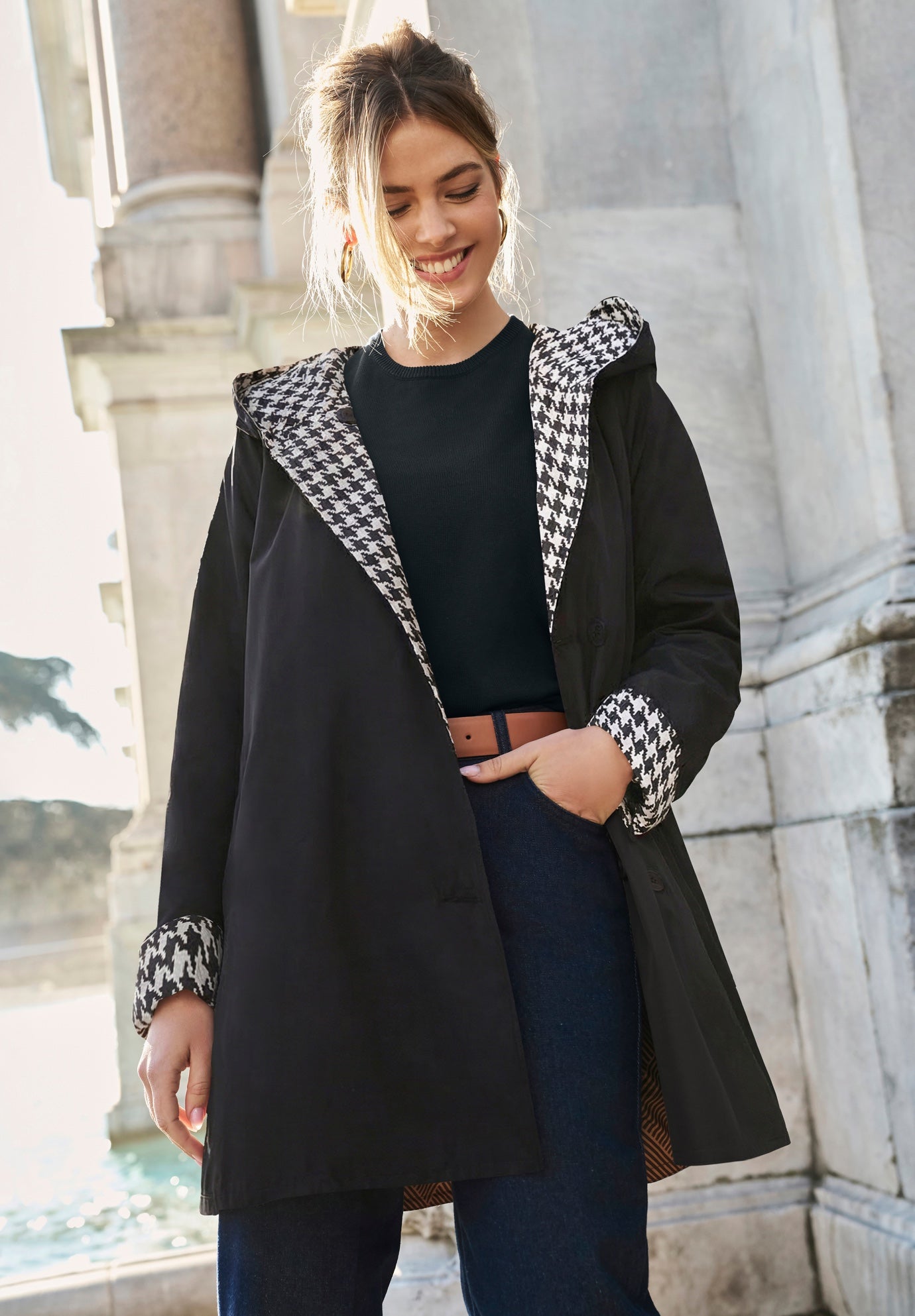 Reversible A-Line Raincoat image number 0